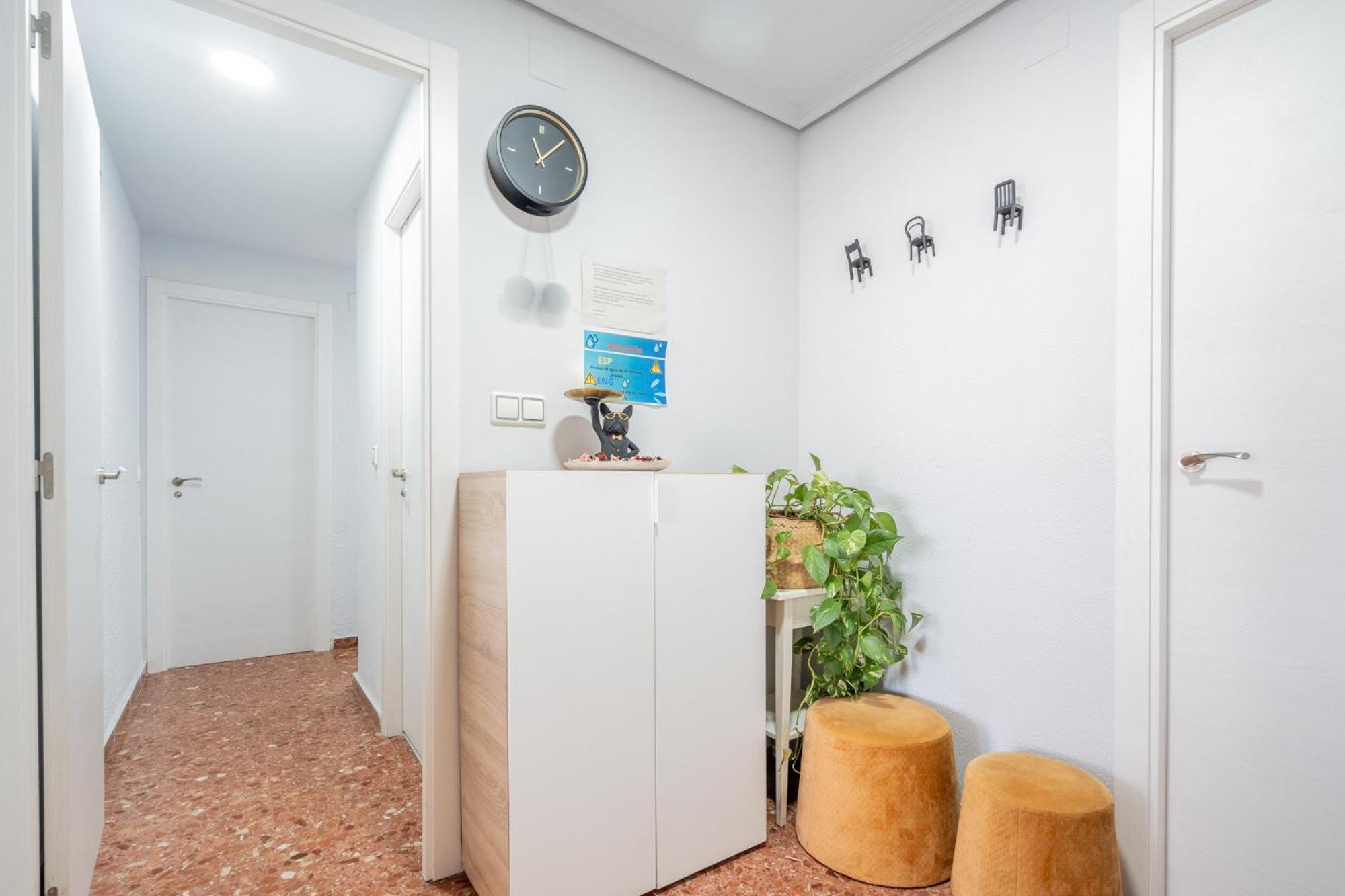 Apartamento Familiar En Avenida Del Puerto Valencia Exterior foto